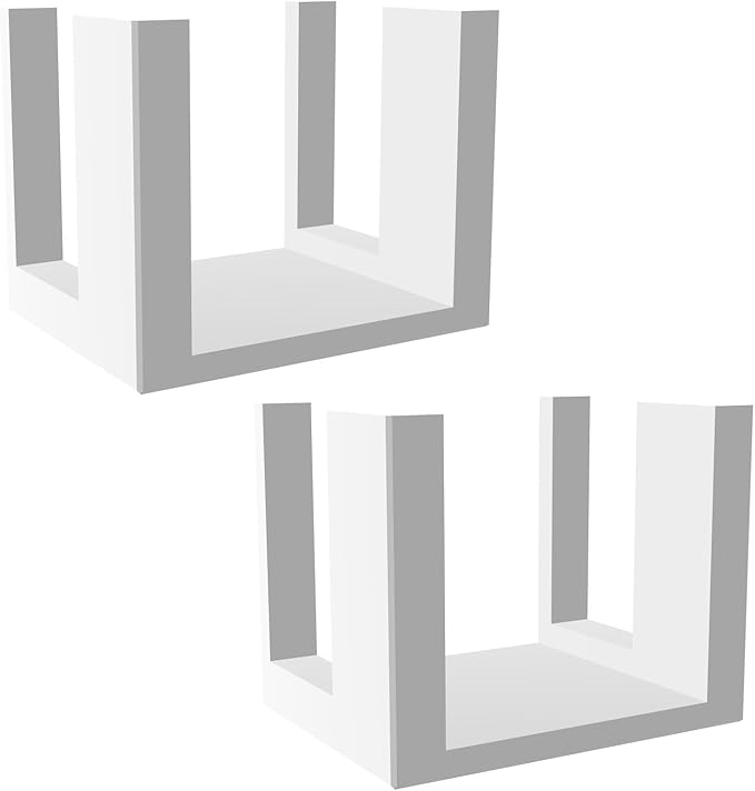 2 Pack Bookcase Connectors Compatible with IKEA Billy Bookshelf | Shelf Straightener & Aligner Clips | Top Shelf Alignment Brackets | Billy Bookcase Accessories (White)