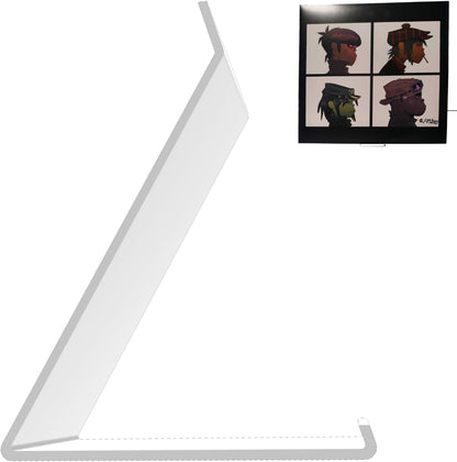 Now Playing Vinyl Record Stand – Modern Display Holder, Premium Plastic Vinyl Stand, Now Spinning Record Accessories