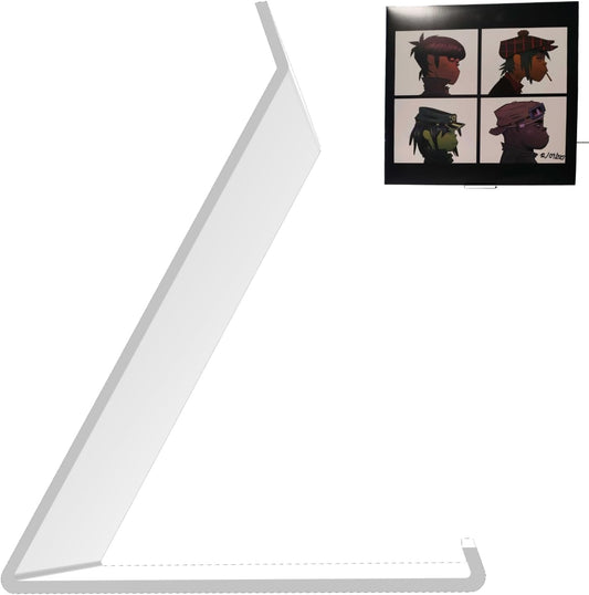 Now Playing Vinyl Record Stand – Modern Display Holder, Premium Plastic Vinyl Stand, Now Spinning Record Accessories