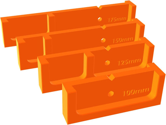 Feather Edge Cladding Spacer Tool - Close Board Fencing Jig with 25mm Overlap Guide - Even Gap Spacing Template for Featheredge Fence Boards