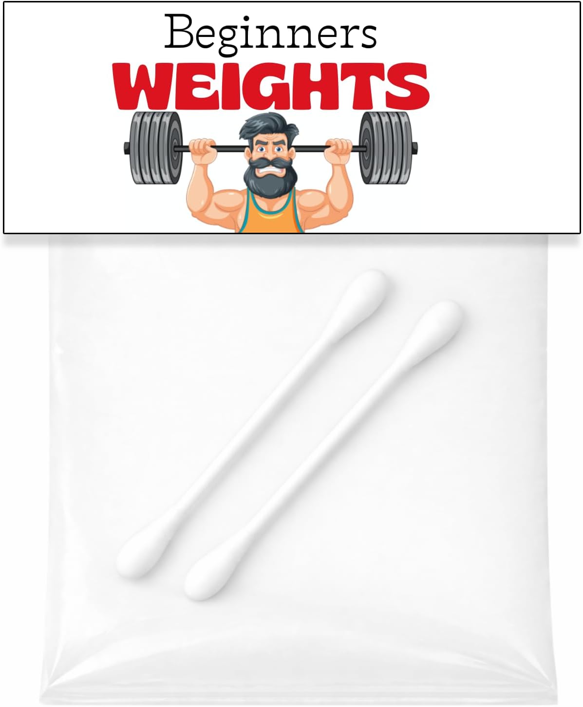 Beginners weights | Funny Birthday gift | Joke weightlifting present | Bday card filler Seceret Santa | Gag gift | Gifts for him