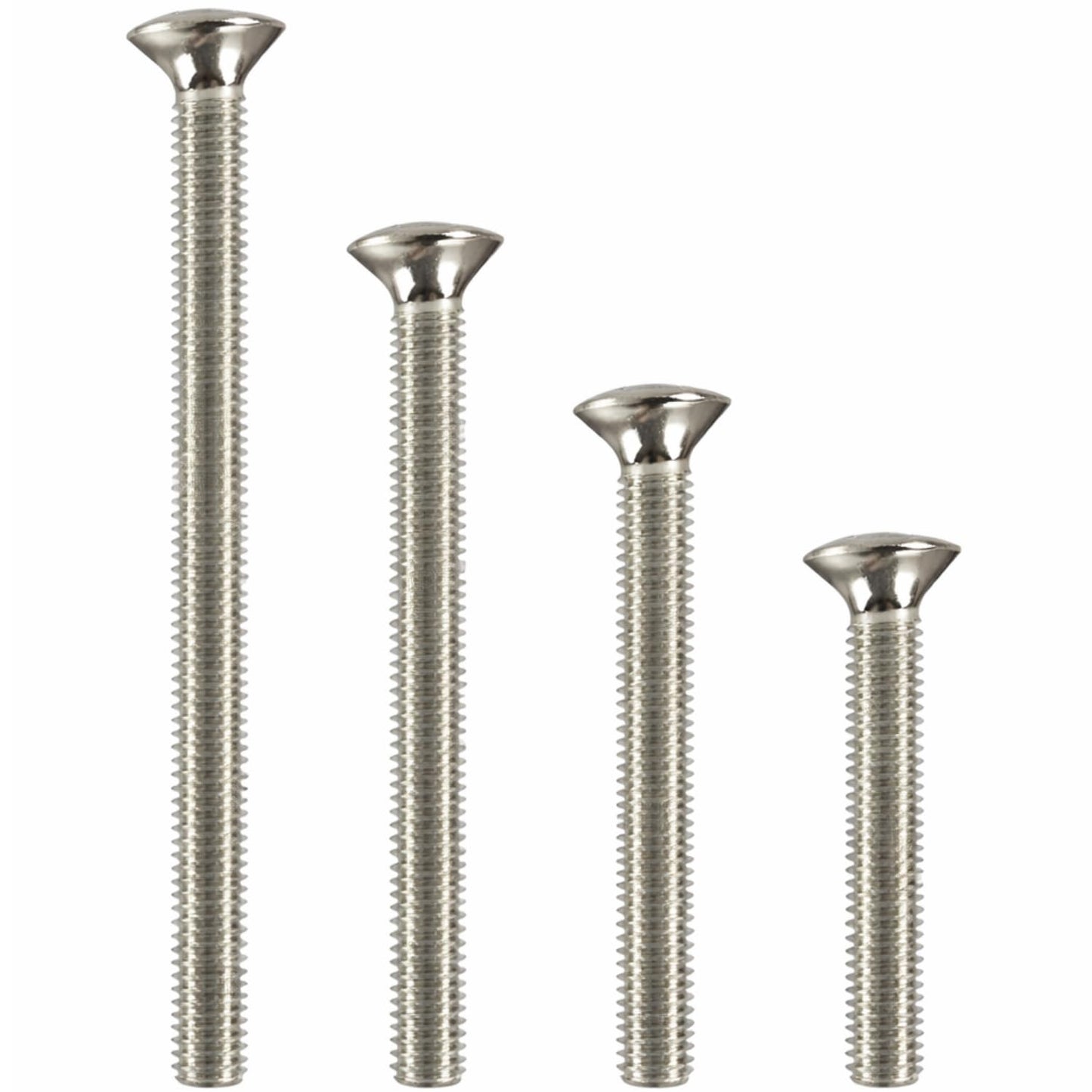 Electrical Socket Screws | Assorted Pack | 40 Pieces | 4 Lengths | 35, 40, 50, 75mm | Socket Faceplate Fixings Replacement Screws