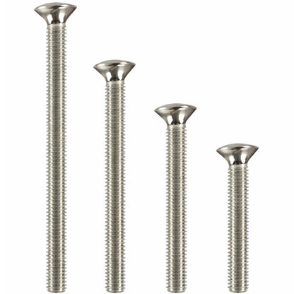 Electrical Socket Screws | Assorted Pack | 40 Pieces | 4 Lengths | 35, 40, 50, 75mm | Socket Faceplate Fixings Replacement Screws