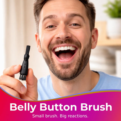 Belly Button Cleaning Brush Funny Novelty Gift Gag Present For Birthdays Parties Weddings Fathers Day Secret Santa