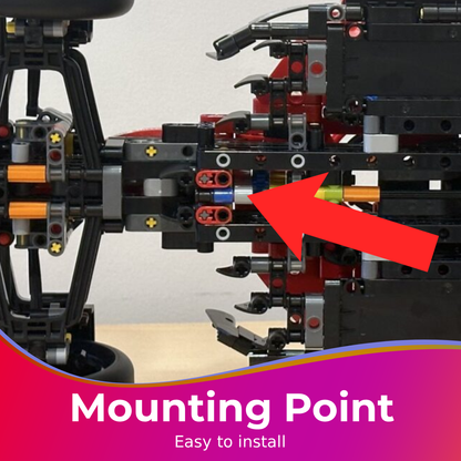 Wall Mount Hook Bracket Compatible with Lego F1 Technic Ferrari SF-24 42207 – Secure Wall Mount Easy Install
