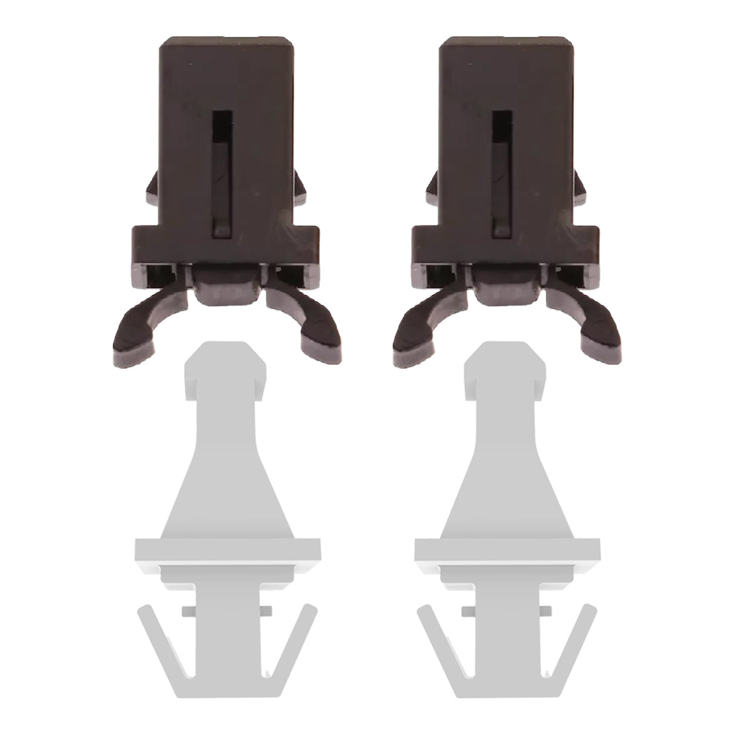 Bin Lid Replacement Striker Pin & Latch Set Compatible with Brabantia for Broken Lid - Catch Spare Touch Waste Bins 20L, 30L, 40L, 45L, 50/60L (2 Pairs Pack)