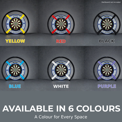 Protective Covers for Dartboard Auto Scoring System Legs and Cameras – Compatible with Target Omni Scoring System – Shock Resistant Guards – Multiple Colour Options (Yellow)