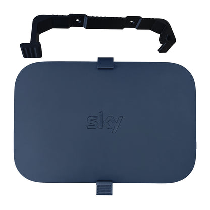 Compatible Wall Mount Bracket for Q Mini Box by Sky – Space-Saving Design – Black – Made in the UK