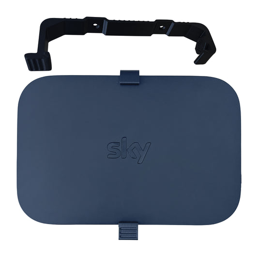 Compatible Wall Mount Bracket for Q Mini Box by Sky – Space-Saving Design – Black – Made in the UK